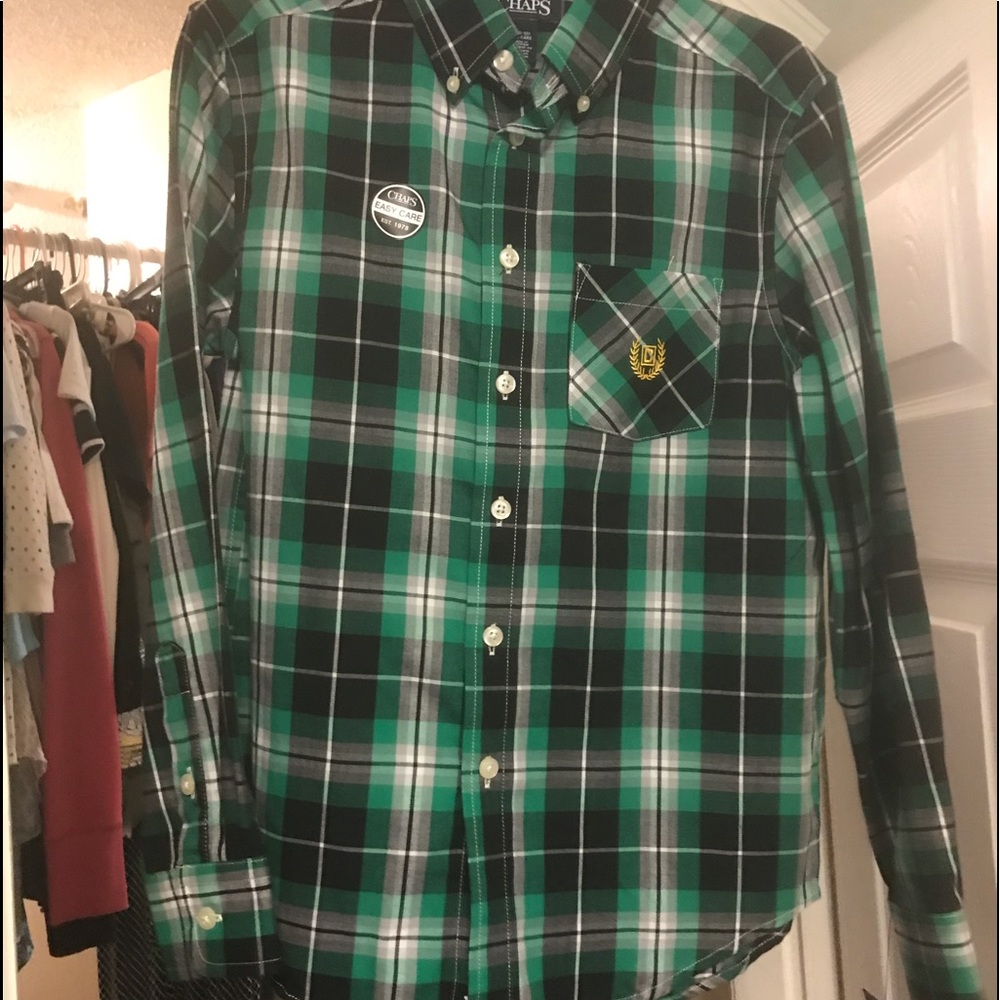 boys size 10-12 chaps bottom up